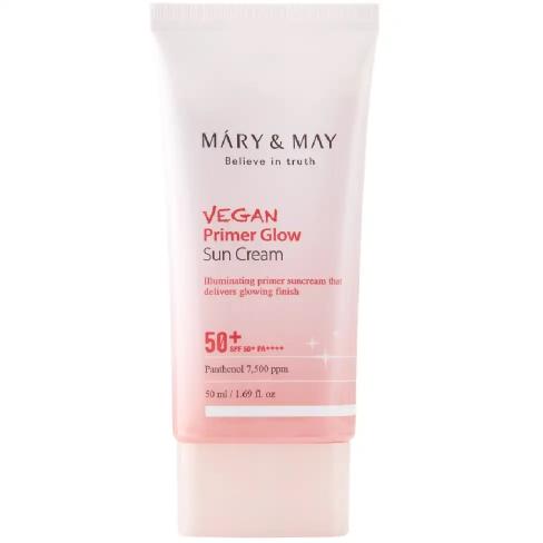 Mary & May - Vegan Primer Glow Sun Cream SPF50+/PA++++ - ANCYA Skincare